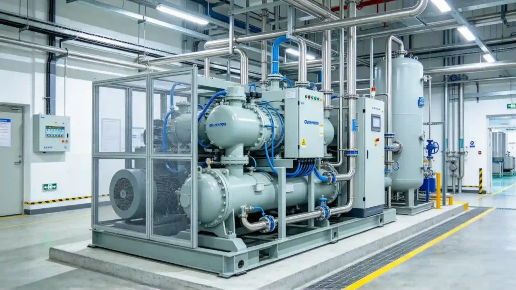 Why Water-Lubricated Screw Compressors Suit Pharmaceutical Plants